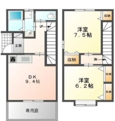 松本駅 バス15分  美ヶ原温泉線　新井口下車：停歩3分 1階の物件間取画像